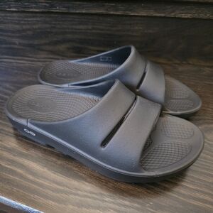 Black Slide Sandals
